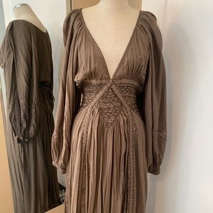 Free People Bo Ho taupe maxi dress never been worn - just not my style